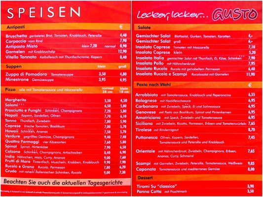 Menu photo 3 Gusto - Tavola Calda Kassel, HE
