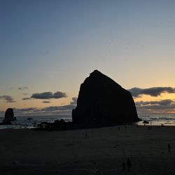 Haystack Rock - Sunset