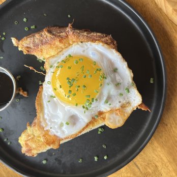 Bone Kettle - croque madame with turkey, avocado, cheese + egg = $16 - Breakfast & Brunch Near Me - Pasadena, California