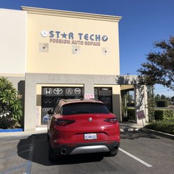 Star Tech Foreign Auto Repair - 2018 Alfa Romeo Stelvio Syn Oil / Filter Change $89.95 plus tax / waste