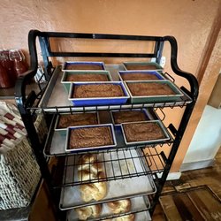 Smoke On The Water - Homemade banana bread and challah, available for purchase.