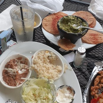 Las Flores - Seasoned puree pinto beans, corn and rice, sour creme and pico - Mexican Near Me - Conyers, Georgia