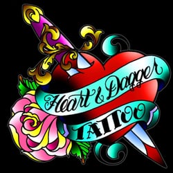 Heart & Dagger Tattoo - logo