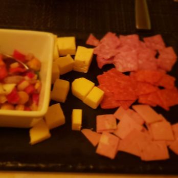 Caterina's - The appetizer tray, 3 meats,2 cheeses and a fresh relish - Italian Near Me - Milwaukee, Wisconsin