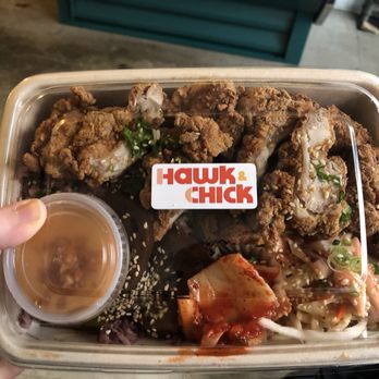 Hawk & Chick - Karaage Chicken lunch box - Korean Near Me - Toronto, Ontario