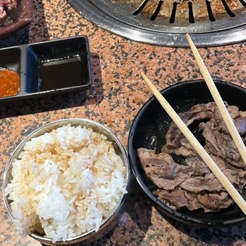 Cham Sut Gol - a variety of foods on a table - Korean Near Me - Glendale, California