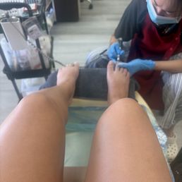 I am currently at a new nail salon getting my nails fixed from the mess Amy Nails Caused. I am currently at a new nail salon getting my nails fixed from the mess Amy Nails Caused.