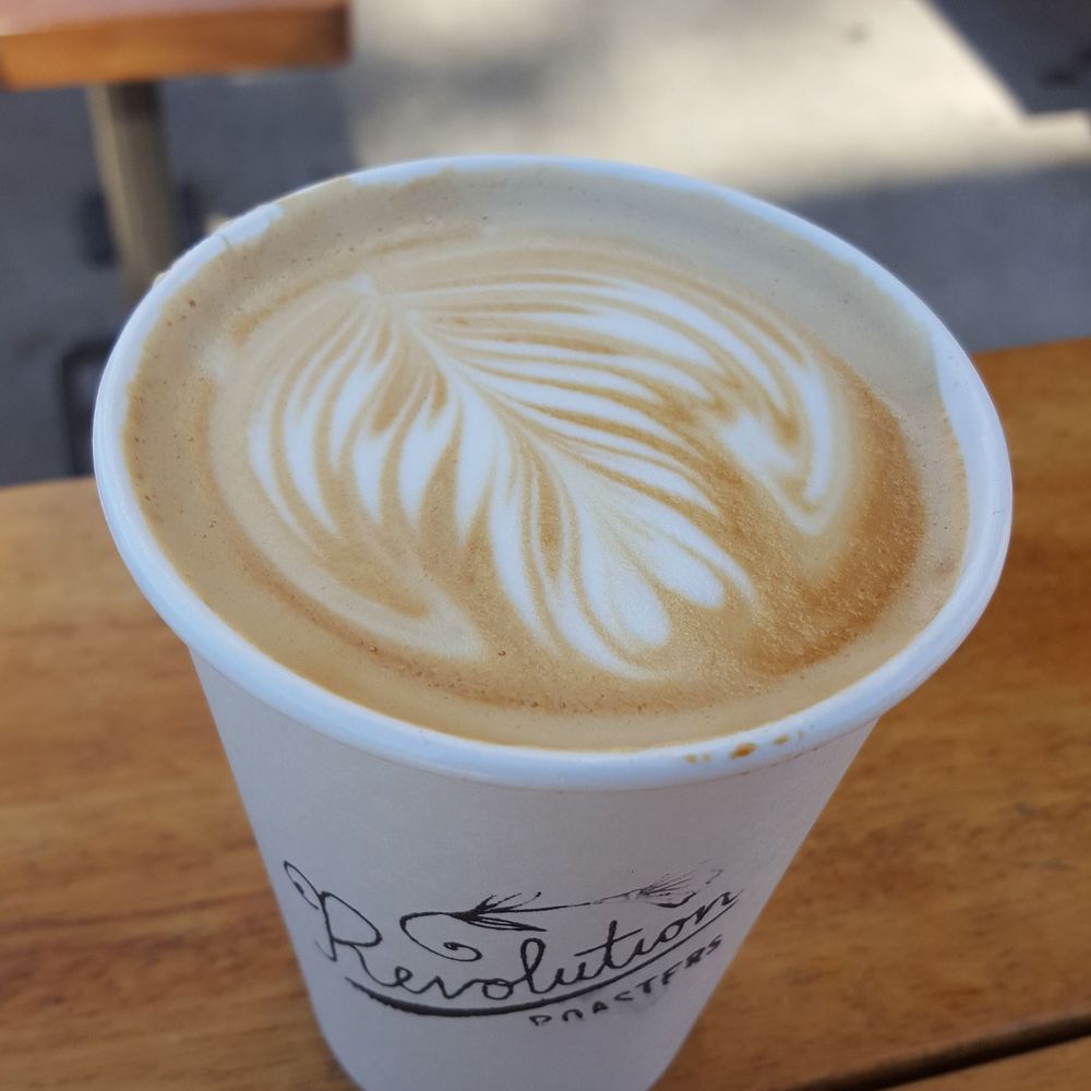 Revolution Roasters - Lavender honey latte. - Coffee & Tea Near Me - Oceanside, California Revolution Roasters - Lavender honey latte. - Coffee & Tea Near Me - Oceanside, California