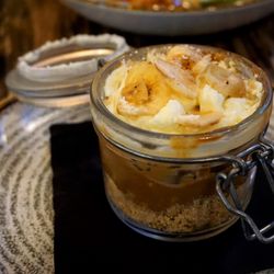 Natural Kitchen - Banoffee Pie: caramel, banana and Chantilly cream (£7).