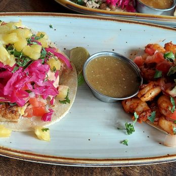 Mexcal - "Avenue" tacos. Mahi Mahi and shrimp - Mexican Near Me - Reno, Nevada Mexcal - "Avenue" tacos. Mahi Mahi and shrimp - Mexican Near Me - Reno, Nevada