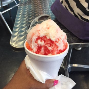 E Bubble Cafe - Sunset with snow cap. Delicious!!! - Shaved Ice Near Me - Suwanee, Georgia