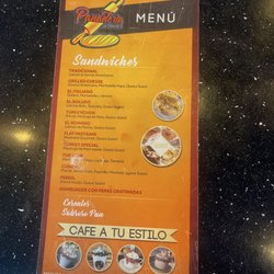 Panadería La Creación 2 - Sandwich Menu