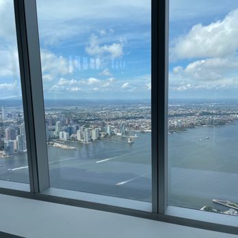One Dine - View from our table, facing West, towards New Jersey. - New American Near Me - New York, New York One Dine - View from our table, facing West, towards New Jersey. - New American Near Me - New York, New York
