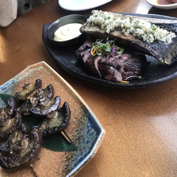 Roka Akor - Chicago - Snake River Farms American Wagyu Sirloin* (6 Oz.) with Cremini Mushrooms - Sushi Bars Near Me - Chicago, Illinois Roka Akor - Chicago - Snake River Farms American Wagyu Sirloin* (6 Oz.) with Cremini Mushrooms - Sushi Bars Near Me - Chicago, Illinois