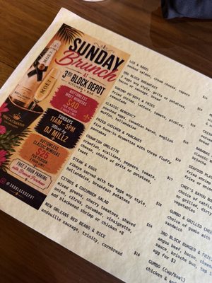 Menu photo 1 3rd Block Depot New Orleans, LA