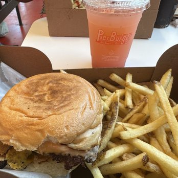 Pier Burger - Pier Burger, Fries and Strawberry Lemonade - Burgers Near Me - Santa Monica, California Pier Burger - Pier Burger, Fries and Strawberry Lemonade - Burgers Near Me - Santa Monica, California