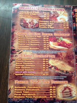 Menu photo 8 Ensenada Restaurant El Paso, TX