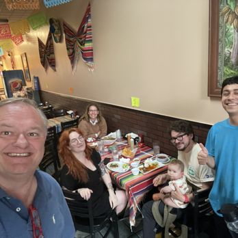 México Lindo - A great meal and Kevin, the very nice waiter. - Mexican Near Me - Philadelphia, Pennsylvania