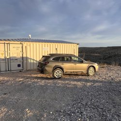 Fossil Knob Ridge - The "parking lot" at the Marsical house