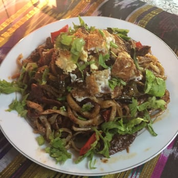 Cafe Kashkar - Best freak'n noodles !!! Better than any lowmine or haka noodles.   Fresh made from scratch!!! - Turkish Near Me - Brooklyn, New York