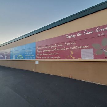 Midtown Poetry Wall - Mural - Public Art Near Me - Palo Alto, California Midtown Poetry Wall - Mural - Public Art Near Me - Palo Alto, California