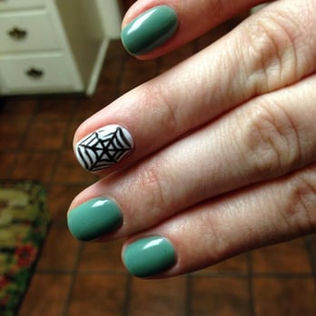 Cnn Nails - No-chip with spiderweb nail art. - Nail Salons Near Me - Chicago, Illinois Cnn Nails - No-chip with spiderweb nail art. - Nail Salons Near Me - Chicago, Illinois