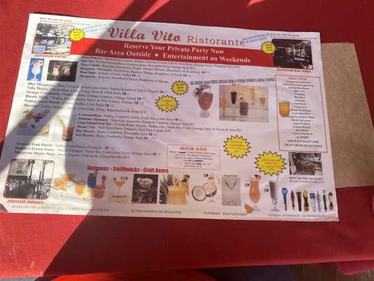 Menu photo 4 Villa Vito New Hope, PA Menu photo 4 Villa Vito New Hope, PA