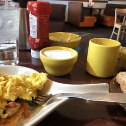 Village Inn - California skillet, wheat toast, & a pot of coffee