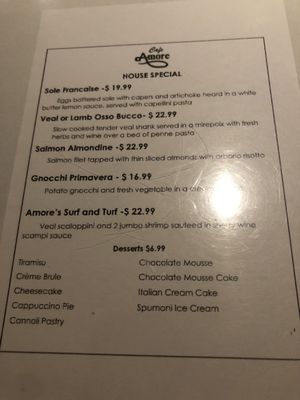 Menu photo 8 Cafe Amore Richardson, TX Menu photo 8 Cafe Amore Richardson, TX