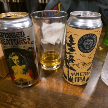 FIRED Pizza - Beers on tap and very select beers in tall cans. Both of these were from Portland, OR - Pizza Near Me - Stockton, California FIRED Pizza - Beers on tap and very select beers in tall cans. Both of these were from Portland, OR - Pizza Near Me - Stockton, California