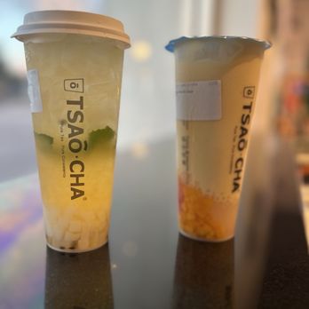 Tsaocaa - Pinellas - Passion fruit Mojito & Matcha Strawberry Pomelo Sago - Bubble Tea Near Me - Pinellas Park, Florida Tsaocaa - Pinellas - Passion fruit Mojito & Matcha Strawberry Pomelo Sago - Bubble Tea Near Me - Pinellas Park, Florida