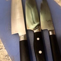 10" Shun 8" Henkel New 6" Shun