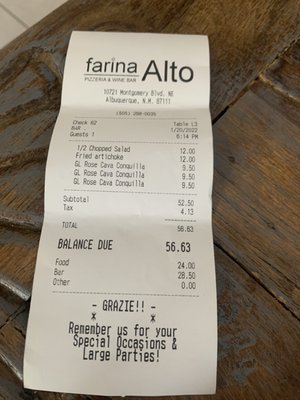 Farina Alto Pizzeria & Wine Bar by null