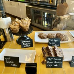 Vegan & gluten free offerings!