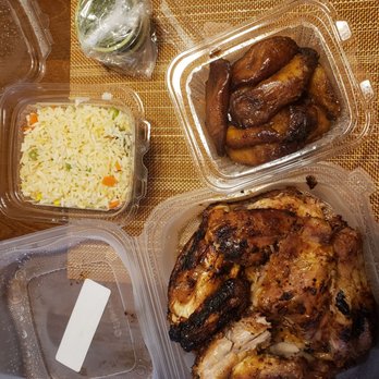Chimichurri Charcoal Kitchen - Chimi chicken, plantains, and rice - Portuguese Near Me - Cedarhurst, New York