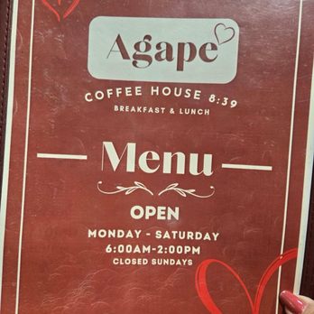 Agape Restaurant 8:39 - Breakfast & Brunch Near Me - Paso Robles, California Agape Restaurant 8:39 - Breakfast & Brunch Near Me - Paso Robles, California