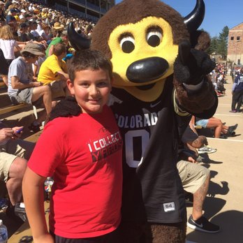Folsom Field - My little brother with chip! - Stadiums & Arenas Near Me - Boulder, Colorado