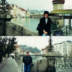 Hotel Wildemann - famous wooden bridge of Lucerne