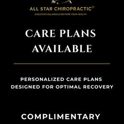 All Star Chiropractic - Personalized care plans designed for optimal recovery. Complimentary consultations available.