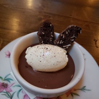 Chez Fonfon - Chocolate pot de cream - French Near Me - Birmingham, Alabama Chez Fonfon - Chocolate pot de cream - French Near Me - Birmingham, Alabama
