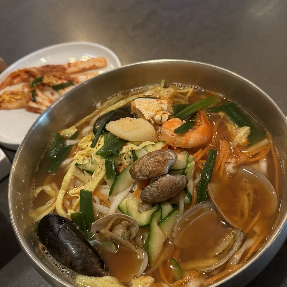 Korean Garden - Spicy seafood noodles - Korean Near Me - Suwanee, Georgia