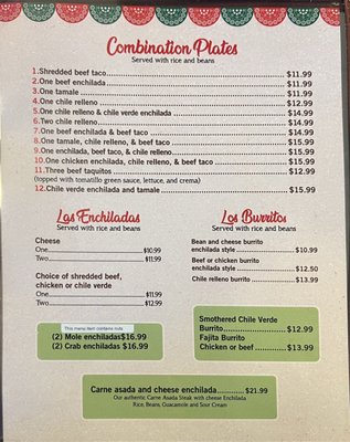 Menu photo 4 Casa Linda Murray, UT