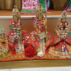 Thurston Hindu Temple & Cultural Center - Lord ShreeRamji, Sita Maiya, Ladle Lakhanlal, and Pawansut Hanumanji -- this is a beautifully affectionate way to invoke the Ram Parivar.