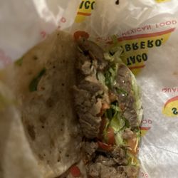 Taco Sombrero - Steak taco $5. CRIMINAL