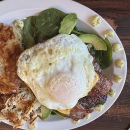 Breakfast burger (no bun) Breakfast burger (no bun)