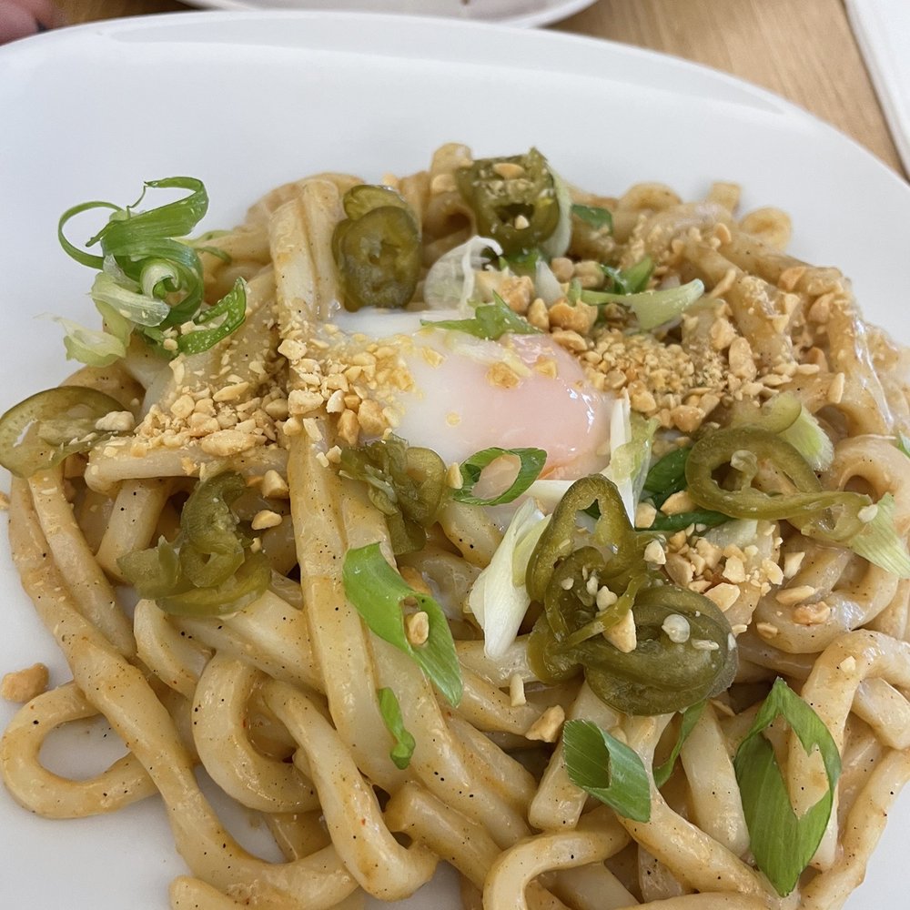 Bread x Butter Cafe - peanut udon, truffle egg sandwich - Cafes Near Me - Vancouver, British Columbia Bread x Butter Cafe - peanut udon, truffle egg sandwich - Cafes Near Me - Vancouver, British Columbia