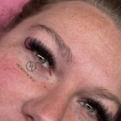 Foreign fill with pop of pink