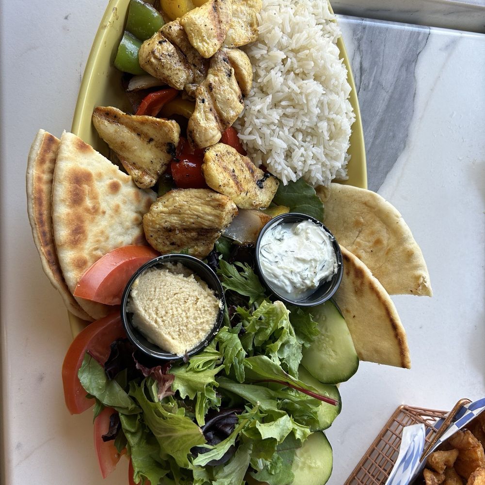 Haven Haus Cafe - Mediterranean Plate with Chicken - Breakfast & Brunch Near Me - Temecula, California Haven Haus Cafe - Mediterranean Plate with Chicken - Breakfast & Brunch Near Me - Temecula, California