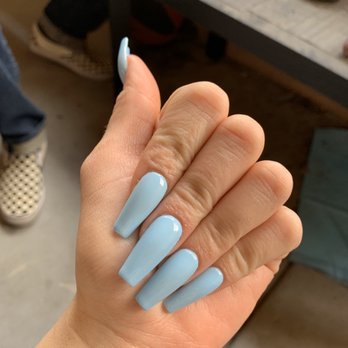 Luxe Nail Bar - gel x coffin shape, done by Laura - Nail Salons Near Me - Henderson, Nevada Luxe Nail Bar - gel x coffin shape, done by Laura - Nail Salons Near Me - Henderson, Nevada