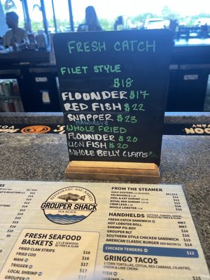 Menu photo 1 Grouper Shack Jacksonville Beach, FL
